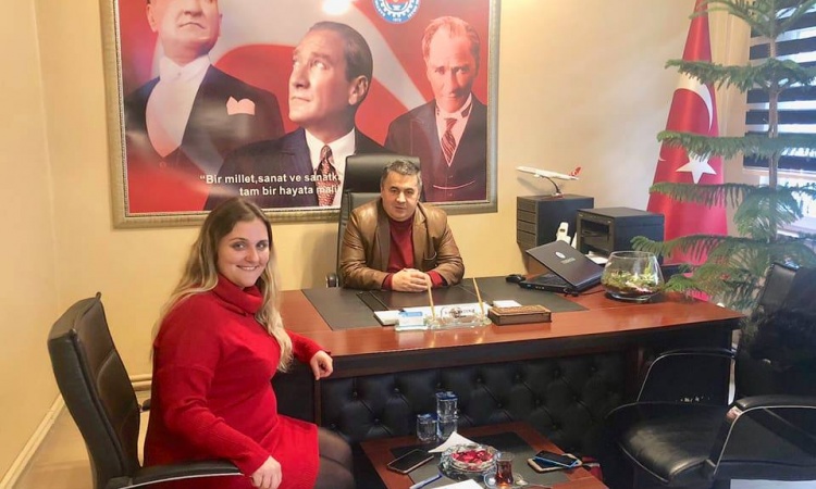 Netelsan firmasının Batı Karadeniz Satış temsilcisi Melisa Aksoy hanım odamızı ziyaret ettiler 