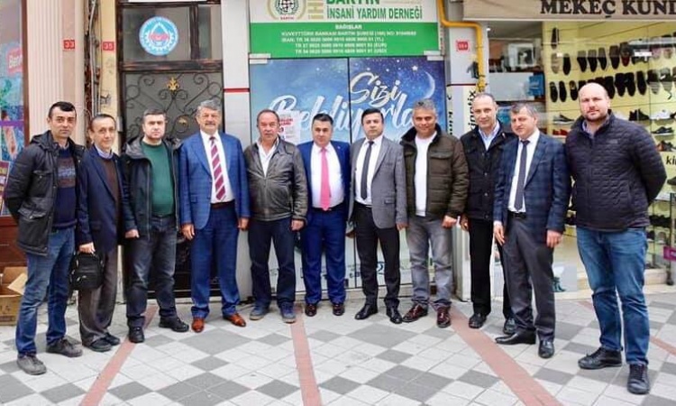 Belediye Başkanı Cemal Akın ve Mhp Teşkilat üyeleri odamızı ziyaret etti. 