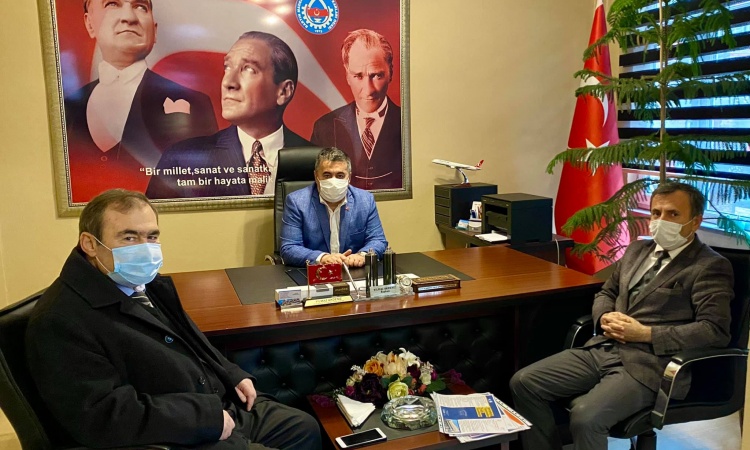 Bartın Sgk İl Müdürü sayın Ekrem Öztekneci ile denetmen Osman Ünal bey odamızı ziyaret ettiler. 