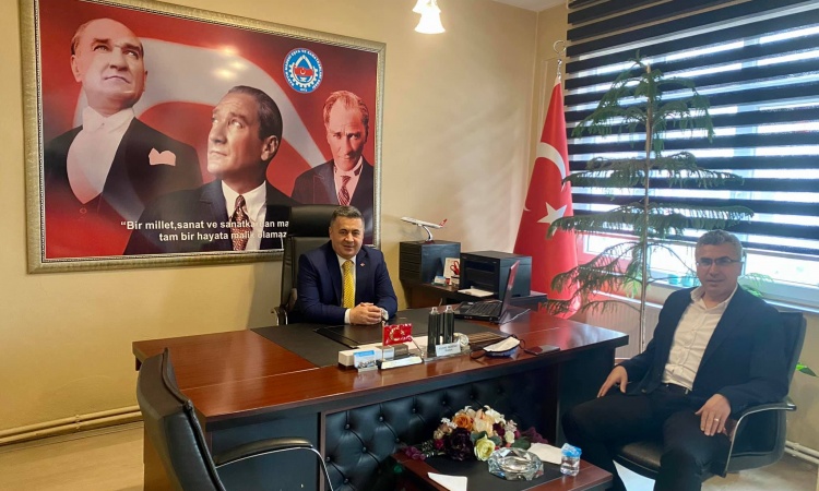 Hatay İl Afet Ve Acil İl müdürü olarak atanan Ercan Akar odamızı ziyaret etti. 