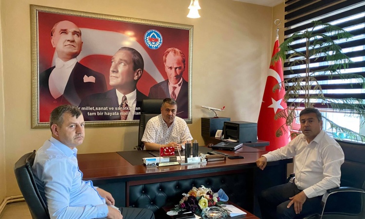 Mhp İl Başkanı Sayın Ercüment Özçelik ve Bartın Belediyesi Başkan Yardımcısı Sayın Ahmet Kömeç odamızı ziyaret etti. 