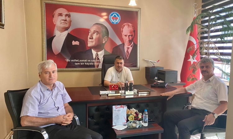 Bartın SGK İl Müdür Yardımcısı sayın,Ayhan Mekikli ve SGK Bağ-Kur şefi sayın, Mehmet Şimşek odamızı ziyaret ettiler. 