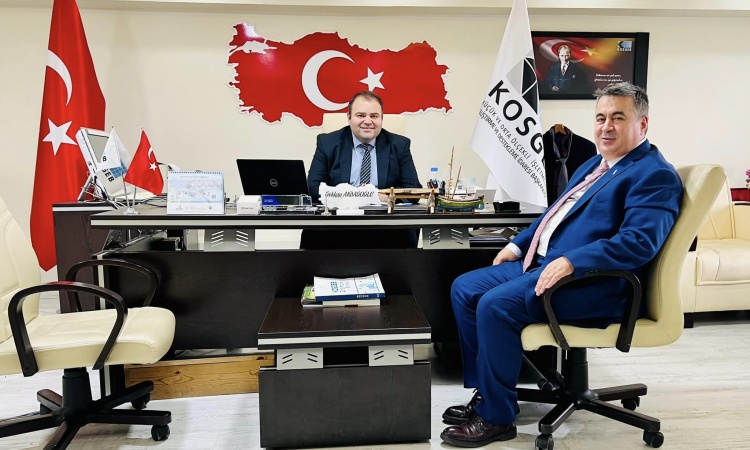 Oda Başkanımız Akdeniz KOSGEB İl Müdürü Akdağoğlu’nu ziyaret etti 