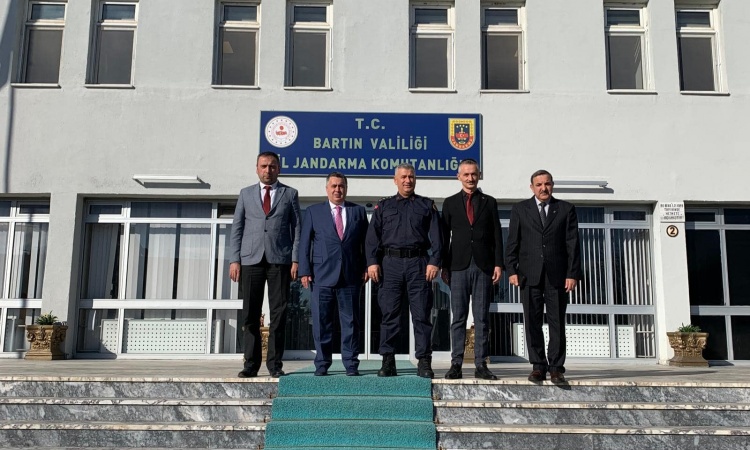 Akdeniz’den Jandarma Komutanı Albay Ersin Aslan’a ziyaret  